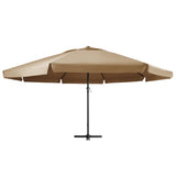 vidaXL Parasol blanc aluminium 500 cm