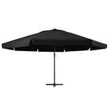 vidaXL Parasol blanc aluminium 500 cm
