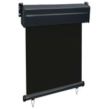vidaXL Auvent latéral de balcon 175x250 cm Gris