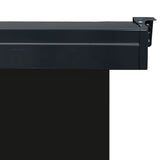 vidaXL Auvent latéral de balcon 175x250 cm Gris