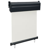 vidaXL Auvent latéral de balcon 175x250 cm Gris