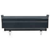 vidaXL Auvent latéral de balcon 175x250 cm Gris