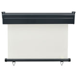 vidaXL Auvent latéral de balcon 175x250 cm Gris