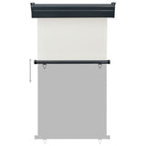 vidaXL Auvent latéral de balcon 175x250 cm Gris