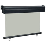 vidaXL Auvent latéral de balcon 175x250 cm Gris