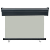 vidaXL Auvent latéral de balcon 175x250 cm Gris
