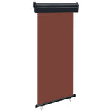 vidaXL Auvent latéral de balcon 175x250 cm Gris