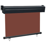 vidaXL Auvent latéral de balcon 175x250 cm Gris