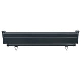 vidaXL Auvent latéral de balcon 175x250 cm Gris