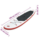 vidaXL Ensemble de planches SUP gonflables Bleu et blanc
