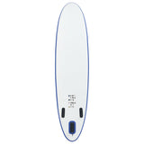vidaXL Ensemble de planches SUP gonflables Bleu et blanc