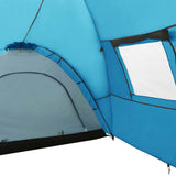vidaXL Tente igloo de camping 650x240x190 cm 8 personnes Bleu