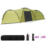 vidaXL Tente igloo de camping 650x240x190 cm 8 personnes Bleu