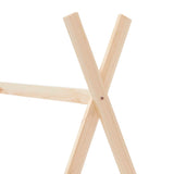 vidaXL Cadre de lit d'enfant Blanc Bois de pin massif 80x160 cm