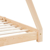 vidaXL Cadre de lit d'enfant Blanc Bois de pin massif 80x160 cm