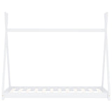 vidaXL Cadre de lit d'enfant Blanc Bois de pin massif 80x160 cm
