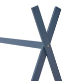vidaXL Cadre de lit d'enfant Blanc Bois de pin massif 80x160 cm