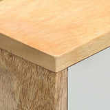 vidaXL Meuble TV 110x35x48 cm Bois de manguier massif