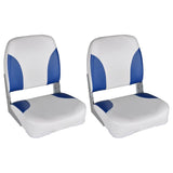 vidaXL Sièges de bateau 2 pcs Dossier pliable avec oreiller 41x36x48cm (plusieurs options disponibles)