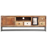 vidaXL Meuble TV 120 x 30 x 40 cm Bois de récupération massif