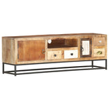 vidaXL Meuble TV 120 x 30 x 40 cm Bois de récupération massif