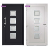 vidaXL Porte d'entrée Anthracite 98x190 cm