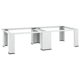 vidaXL Socle pour machine à laver Blanc