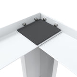 vidaXL Socle pour machine à laver Blanc