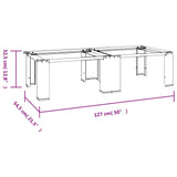 vidaXL Socle pour machine à laver Blanc