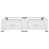 vidaXL Socle pour machine à laver Blanc