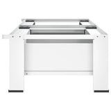 vidaXL Socle pour machine à laver Blanc