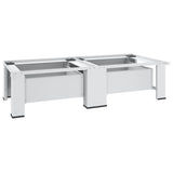 vidaXL Socle pour machine à laver Blanc