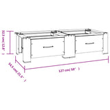 vidaXL Socle pour machine à laver Blanc