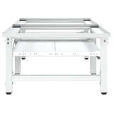 vidaXL Socle pour machine à laver Blanc