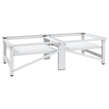 vidaXL Socle pour machine à laver Blanc