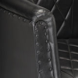 vidaXL Chaise cabriolet marron Cuir véritable de chèvre