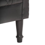 vidaXL Chaise cabriolet marron Cuir véritable de chèvre