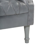 vidaXL Chaise cabriolet marron Cuir véritable de chèvre