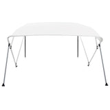 vidaXL Auvent bimini à 3 arceaux Bleu 183x140x137 cm