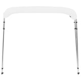 vidaXL Auvent bimini à 3 arceaux Bleu 183x140x137 cm