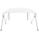 vidaXL Auvent bimini à 3 arceaux Bleu 183x140x137 cm
