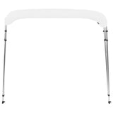 vidaXL Auvent bimini à 3 arceaux Bleu 183x140x137 cm
