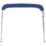 vidaXL Auvent bimini à 3 arceaux Bleu 183x140x137 cm
