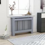 vidaXL Cache-radiateurs 2 pcs blanc MDF 172 cm
