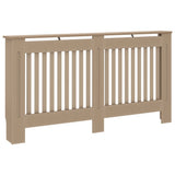 vidaXL Cache-radiateurs 2 pcs blanc MDF 172 cm