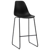 vidaXL Ensemble de bar 5 pcs Plastique Noir