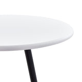 vidaXL Ensemble de bar 3 pcs Tissu Noir