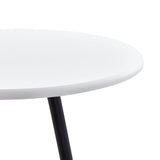 vidaXL Ensemble de bar 3 pcs Tissu Noir