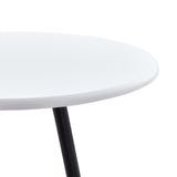 vidaXL Ensemble de bar 3 pcs Tissu Noir