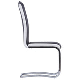 vidaXL Ensemble de salle à manger 7 pcs Similicuir Noir